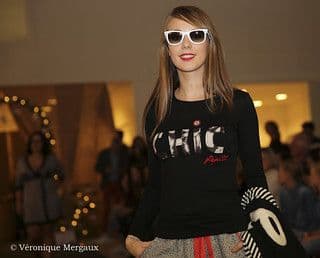 Black Cotton Blend Graphic Crewneck Sweatshirt