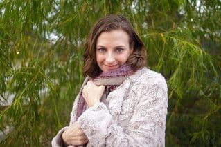 Oversized Cream Cable-Knit Wool Cardigan