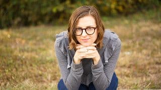 Heather Gray Cotton Blend Drawstring Hoodie Sweatshirt