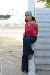 Navy Blue Wide-Leg Sailor Palazzo Pants