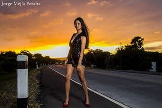 Black Stretch Knit Bodycon Mini Dress