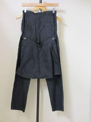 Cotton Polyurethane Coated Trousers with Detachable Flap